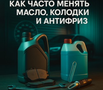 Как часто менять масло, тормозные колодки и антифриз — и почему