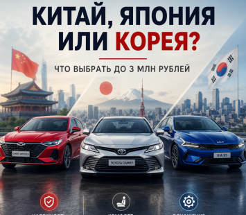 Что выбрать до 3 млн рублей: авто из Китая, Японии или Кореи