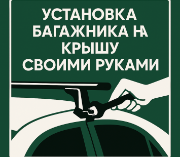 Установка багажника на крышу своими руками: пошаговое руководство